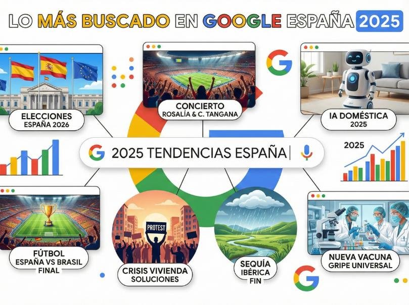 Lo que España buscó en Google en 2025 te sorprenderá más de lo que imaginas